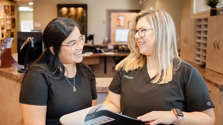 Staff Member Welcoming Patient